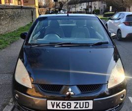 MITSUBISHI, COLT, CONVERTIBLE, 2008, MANUAL, 1499 (CC), 2 DOORS