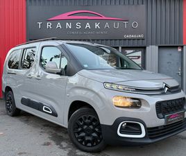 CITROEN BERLINGO VAN TAILLE XL BLUEHDI 130 SHINE *GRIP CONTROLE/WEBASTO/ APPLE CARPLAY / ANDROID AUTO/ ATTELAGE*