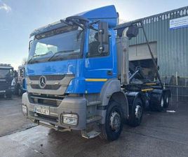 2013 MERCEDES AXOR 3236 8X4 HOOK LOADER