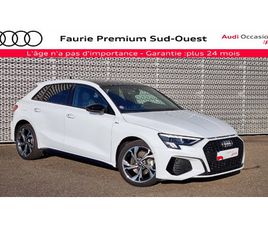 AUDI A3 SPORTBACK 40 TFSI E AUDI A3 SPORTBACK A3 SPORTBACK 40 TFSIE 204 S TRONIC 6 S LINE 5P