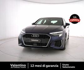 AUDI A3 SPORTBACK 35 TFSI AUDI A3 SPORTBACK 35 TFSI S LINE EDITION DEL 2020 USATA A ROMA