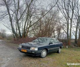 AUDI 100 C3 1.8 90KM 1986R. ZABYTEK ŻÓŁTE BLACHY KLASYK BARDZO DOBRY STAN KRAKÓW - SPRZEDAJEMY.PL