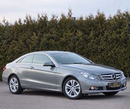 MERCEDES-BENZ E350 COUPE CGI BLUEEFFICIENCY-NAVI-LEDER-AUTOMAT