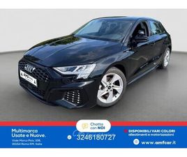 AUDI A3 SPB 30TFSI AUTOMATICO S LINE ESTERNO S TRONIC