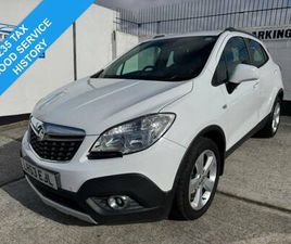 VAUXHALL MOKKA 2013 63 VAUXHALL MOKKA 1.7 CDTI EXCLUSIV SUV 5DR DIESEL MANUAL 2WD EURO 5 (S/S)