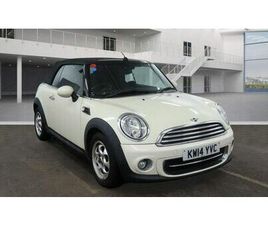 MINI CABRIO COOPER 2014 MINI COOPER 1.6 COOPER (122BHP) CONVERTIBLE 2D