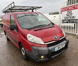 2014 TOYOTA PROACE 120 VAN 2.0HDI H1 128HP PANEL VAN DIESEL MANUAL