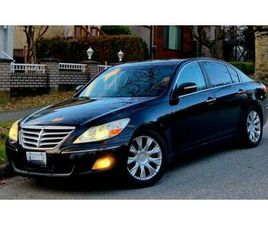 2011 HYUNDAI GENESIS AUTO LUXURY SEDAN BLACK ON BLACK