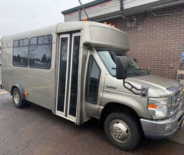 FORD E350 2011 FORD E-350 TRANSPORT BUS 12 PASSENGER, REAR STORAGE, ROOF HEAT/AC