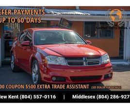 USED 2012 DODGE AVENGER SXT PLUS
