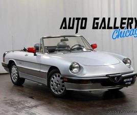 USED 1987 ALFA ROMEO SPIDER 2DR CONVERTIBLE QUADRIFOGLIO