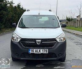 GALERIDEN DACIA DOKKER 1.6 ECO-G AMBIANCE 2020 MODEL İSTANBUL 182.000 KM BEYAZ - 38193157 | ARABAM.COM