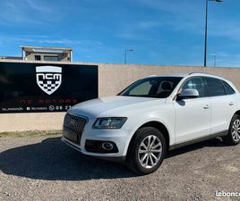 AUDI Q5 PHASE 2 2.0 TDI 177 CV QUATTRO BVM6 - MÊME PROPRIÉTAIRE DEPUIS 2017, HISTORIQUE DISPONIBLE, DISTRI OK, GPS, BLUETOOTH..