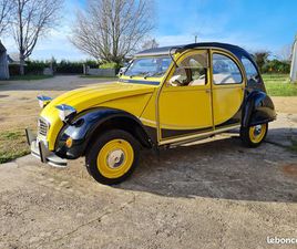 CITROEN 2CV RÉPLIQUE CHARLESTON JAUNE ET NOIR