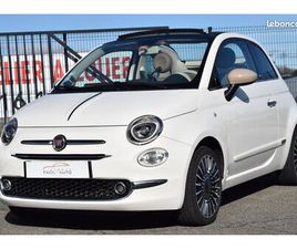 FIAT 500C FIAT 500 C CABRIOLET LOUNGE 1.2 69 CV / ORIGINE FRANCE / CUIR INTEGRAL