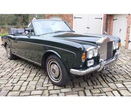 1977 ROLLS-ROYCE CORNICHE CONVERTIBLE 1 1/2 A VENDRE