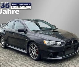 MITSUBISHI LANCER EVO X MR 2.0 295CH - 1ÈRE MAIN - SUIVI COMPLET - BVA DOUBLE EMBRAYAGE TC-SST - RECARO - AWD - ECHAPPEMENT SPORT - SUSPENSION H&R - 30000KM