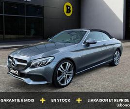 MERCEDES CLASSE C CABRIOLET 2.2 220 D 170 CH EDITION-1 9G-TRONIC /CAMÉRA DE RECUL/GPS/CHAUFFE NUQ...