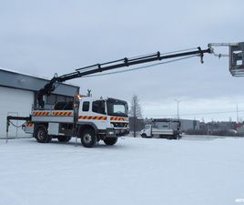 4X4 ATEGO, HIAB 088 RADIOLLA, HENKILÖKORI, KOURAVALMIUS