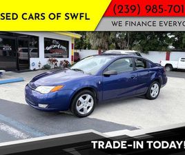 SATURN ION USED 2006 SATURN ION LEVEL 3 W/ ENHANCED PERFORMANCE PKG FORT MYERS FL 33901