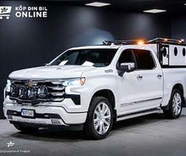 CHEVROLET SILVERADO 1500 CREW CAB 6.2 V8 HIGH COUNTRY HUNDKÅPA QPAX MOMS