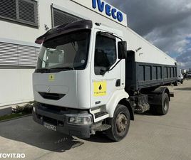 RENAULT MIDLUM UTILIZAT RENAULT MIDLUM CAB 180.13 174 CP BENA BASCULABILA 2003 - 21 659 EUR, 167 144 KM - AUTOVIT.RO