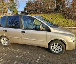 FIAT MULTIPLA 1.6 BENZYNA, 2007R. ZADBANA, 6 OSOBOWA Z HAKIEM SZCZYTNO • OLX.PL