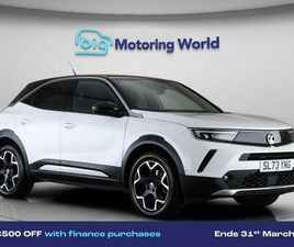 VAUXHALL MOKKA-E 2023 VAUXHALL MOKKA E ULTIMATE