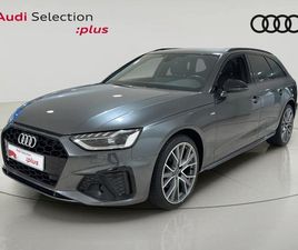 AUDI A4 AVANT 35 TDI AUDI A4 AVANT BLACK LINE 35 TDI 120 KW (163 CV) S TRONIC CON REF: 88093136