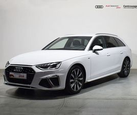 AUDI A4 AVANT 35 TDI AUDI A4 AVANT S LINE 35 TDI 120 KW (163 CV) S TRONIC CON REF: 88775495