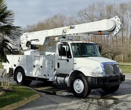 USED 2011 INTERNATIONAL 4300 56-FOOT ALTEC BUCKET TRUCK DIESEL WITH AIR BRAKES