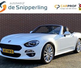 FIAT 124 SPIDER FIAT 124 SPIDER 1.4 M-AIR T LUSSO NAV CAMERA CRUISE LEER STOELVW DAB XENON LMV B