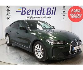 BMW I4 EDRIVE40 | RÄNTA | ADAPTIV FH. | HUD | DRAGKROK
