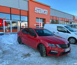 SKODA OCTAVIA RS 2,0 TSI RS 245 DSG AUTOM. ** 1. OM SUOMI-AUTO / WEBASTO / ACC / CANTON / DCC / MUISTIPENKKI / KESSY / RATINLÄMMITIN **
