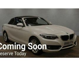 2018 BMW 2 SERIES 1.5 218I SE (134BHP) CONVERTIBLE 2D