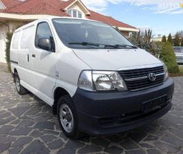 TOYOTA HIACE TOYOTA HIACE 2.5 I D-4D 117 SWB STANDARD 4WD ZA 8 950 €