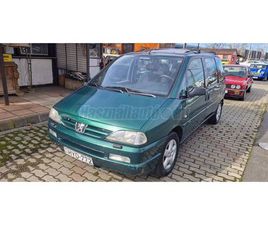 PEUGEOT 806 2.0 HDI ST HIVATALOSAN 8 SZEMÉLYES KISBUSZ MINDEN EGYKOR KAPHATÓ EXTRÁVAL