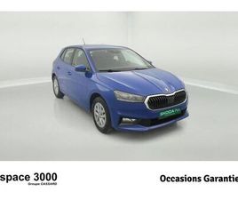 SKODA FABIA 2022 - BLEU - FABIA 1.0 MPI 65 CH BVM5