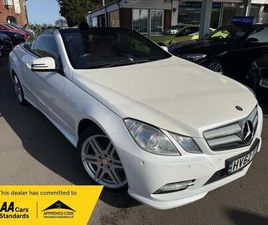 MERCEDES CLASSE E CABRIO E 200 1.8 E200 BLUEEFFICIENCY SPORT CABRIOLET EURO 5 (START/STOP) 2DR