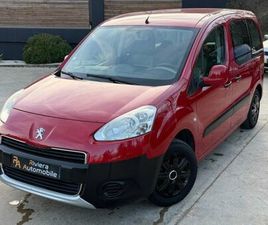 PEUGEOT PARTNER TEPEE (B9) 1.6 EHDI 92CV 5 PORTES-5 PLACES DOUBLE PORTES LATÉRALES-CLIM AUTO-AIDE AU STATIONNEMENT-ATTELAGE GARANTIE 12 MOIS