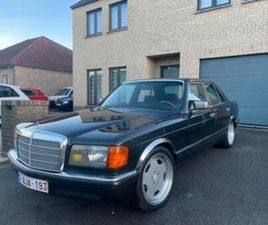 MERCEDES CLASSE S 260 SE ② MERCEDES-BENZ 260SE 1986 AUTOMAAT TOP STAAT GEKEURD — OLDTIMERS & ANCÊTRES — 2EMEMAIN