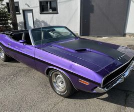 DODGE CHALLENGER CONVERTIBLE 1970 DODGE CHALLENGER CONVERTIBLE