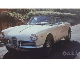 ALFA ROMEO GIULIETTA SPIDER COMPONENTISTICHE MOTO ANNI 1950 E 1960