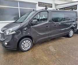 2015 VAUXHALL VIVARO 1.6 CDTI 2900 BITURBO ECOFLEX SPORTIVE CREW VAN DOUBLE CAB 5DR DIESEL MANUA ...