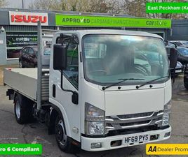 ISUZU GRAFTER 2019 ISUZU GRAFTER WHITE 1.9D EURO 6 DROPSIDE, 45,800 MILES, ULEZ COMPLIANT, 6-SPEED MANUAL, B DR...