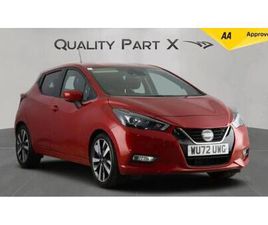 2022 NISSAN MICRA 1.0 IG-T 92 TEKNA 5DR CVT HATCHBACK PETROL AUTOMATIC