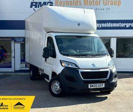PEUGEOT BOXER 2020 PEUGEOT BOXER 2.2 BLUEHDI LUTON 335 L4 163 BHP LUTON DIESEL MANUAL