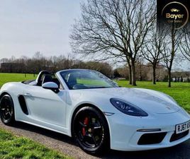 PORSCHE 718 BOXSTER S 2017 PORSCHE 718 BOXSTER 2.5T S CONVERTIBLE 2DR PETROL PDK EURO 6 (START/STOP) (350 PS) CONVERTIBLE PETR...