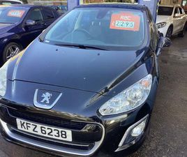 2012 PEUGEOT 308 1.6 HDI 92 ACTIVE 5DR HATCHBACK DIESEL MANUAL