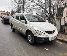SAHIBINDEN SSANGYONG ACTYON SPORTS 2.0 XDI 4X4 2011 MODEL ANKARA 165.000 KM BEYAZ - 38236787 | ARABAM.COM